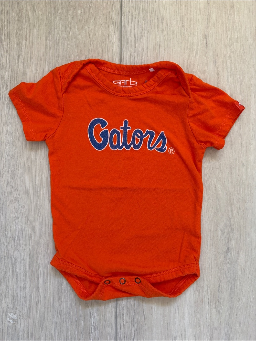Florida Gators Orange Baby Bodysuit